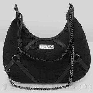 Killstar Ashen slouch distressed bag